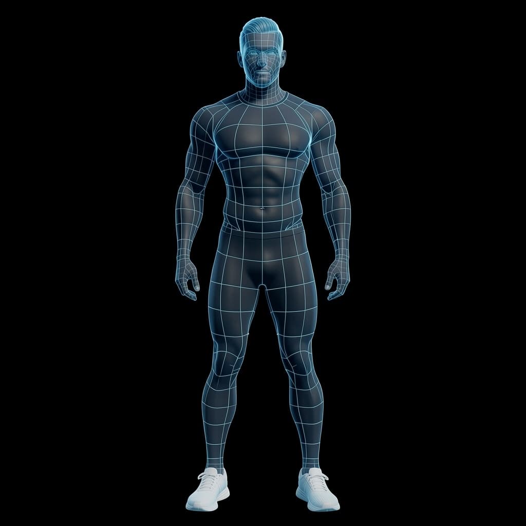 Body before posture analysis